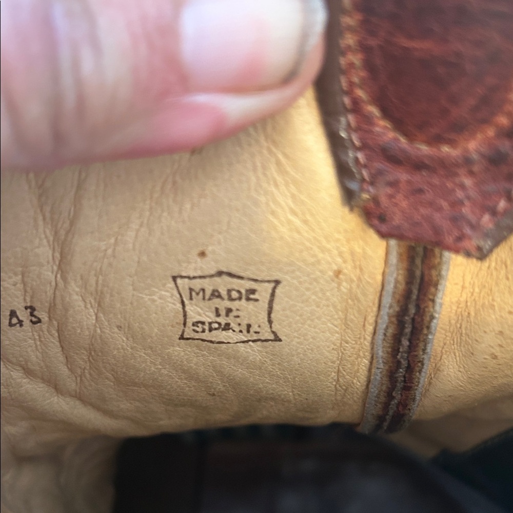 Men's Sancho Size 10 Brown Leather Western Boots - Picture 9 of 9